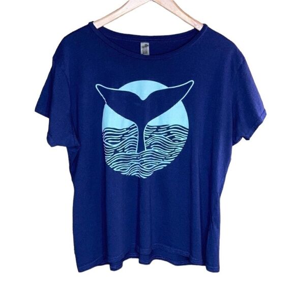 Whale Instant Message Shirt Woman’s 2 XL - Picture 1 of 5